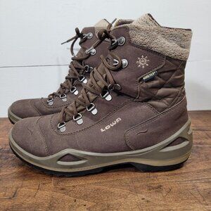 EUC Lowa Gore-Tex Carinzia GTX Brown Snow Boot Women's sz 8